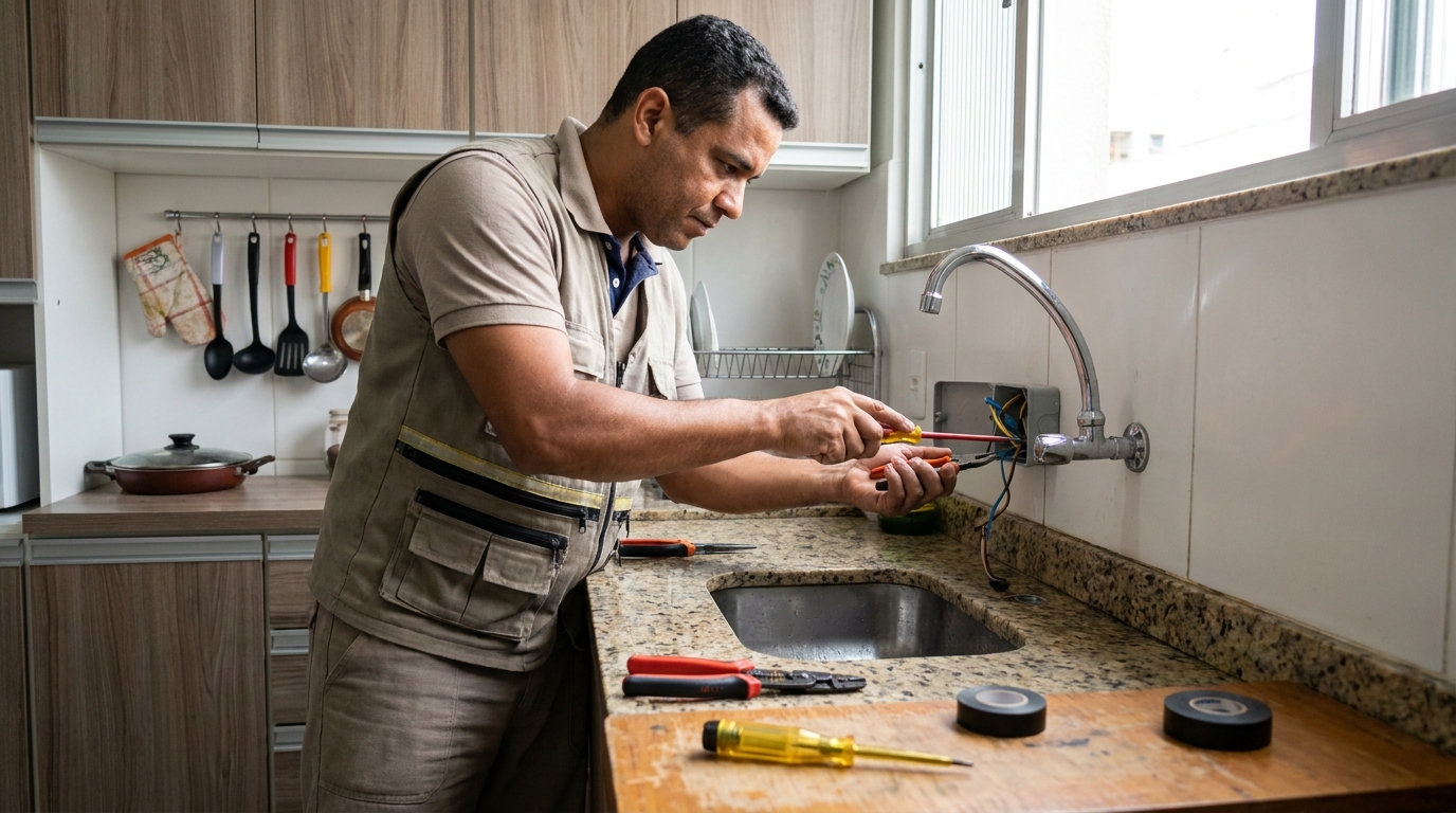 Instalação em Cozinha ou Área Gourmet no Recanto, Ipatinga‑MG