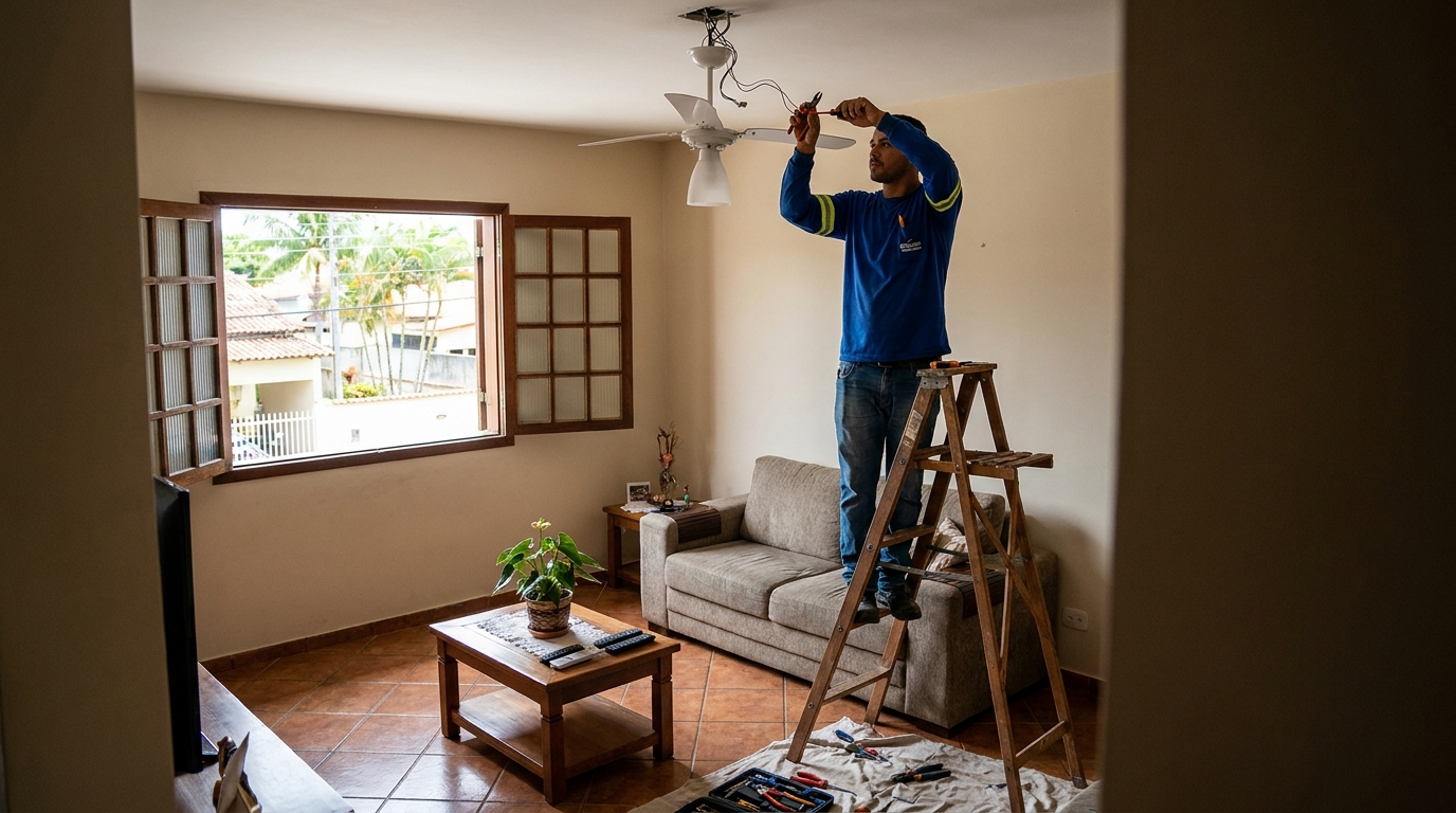 Reforço de Suporte no Teto no Cariru, Ipatinga‑MG